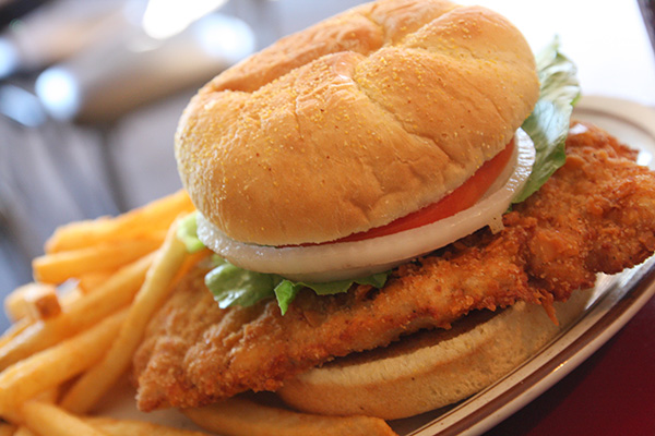 Crispy Cajun Pork Tenderloin Sandwich